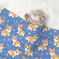 thumbnail image 2 of Yiaed Corgi Print Dog Blankets-Cat Blanket Washable for Couch Protection,Puppy Blanket, Soft Plush Reversible Throw Furniture Protector-Small, 2 of 8