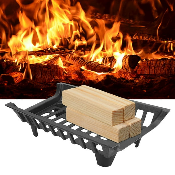 Mgaxyff Fireplace Grate Black Heavy Duty Cast Iron Wood Stove Firewood Burning Rack Holder Accessories Fire Com Mgaxyff Fireplace Grate Black Heavy, Fireplace Grate Wood Stove