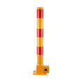 thumbnail image 1 of GUOOL Borne de Stationnement à Ressort Barrière de Stationnement pour Contrôle de Circulation Allée Barrière Rouge Orange, 1 of 9