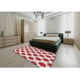 thumbnail image 4 of Ahgly Company Indoor Square Patterned Platinum Gray Novelty Area Rugs, 4' Square, 4 of 6