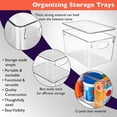 thumbnail image 4 of Contenedores de almacenamiento de plástico ClearSpace Perfect Pantry, paquete de 4, 4 of 6