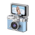 thumbnail image 1 of Hioecau Thumb-Sized Flip Screen Mini Camera Tiny Retro Keychain Digital Camera with 1.47" LCD Screen Vintage Micro Pocket Camera for Travel Concert Study Recording, 1 of 8