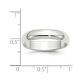thumbnail image 2 of Primal Gold 10 Karat White Gold 5mm Half Round Band Size 14, 2 of 7