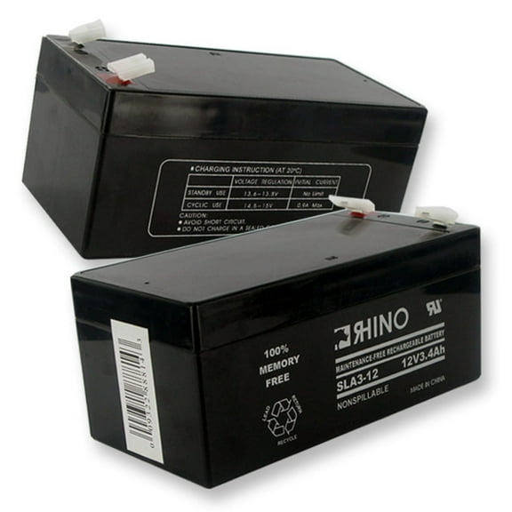 12 VOLT 3.4Ah BATTERY Rhino Battery
