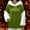 Green, variant on Color Block Sweatshirts for Women Fur Trim Fleece Hoodies Santa Coat Oversized Warm Winter Pullover with Pockets Green S