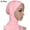 Pink, variant on Meidiya Women Hijab Cap Soft Modal Solid Color Adjustable Muslim Stretchy Turban Full Cover Shawl Cap Full Neck Coverage Scarf Cap Underscarf Neck Head Bonnet Hat