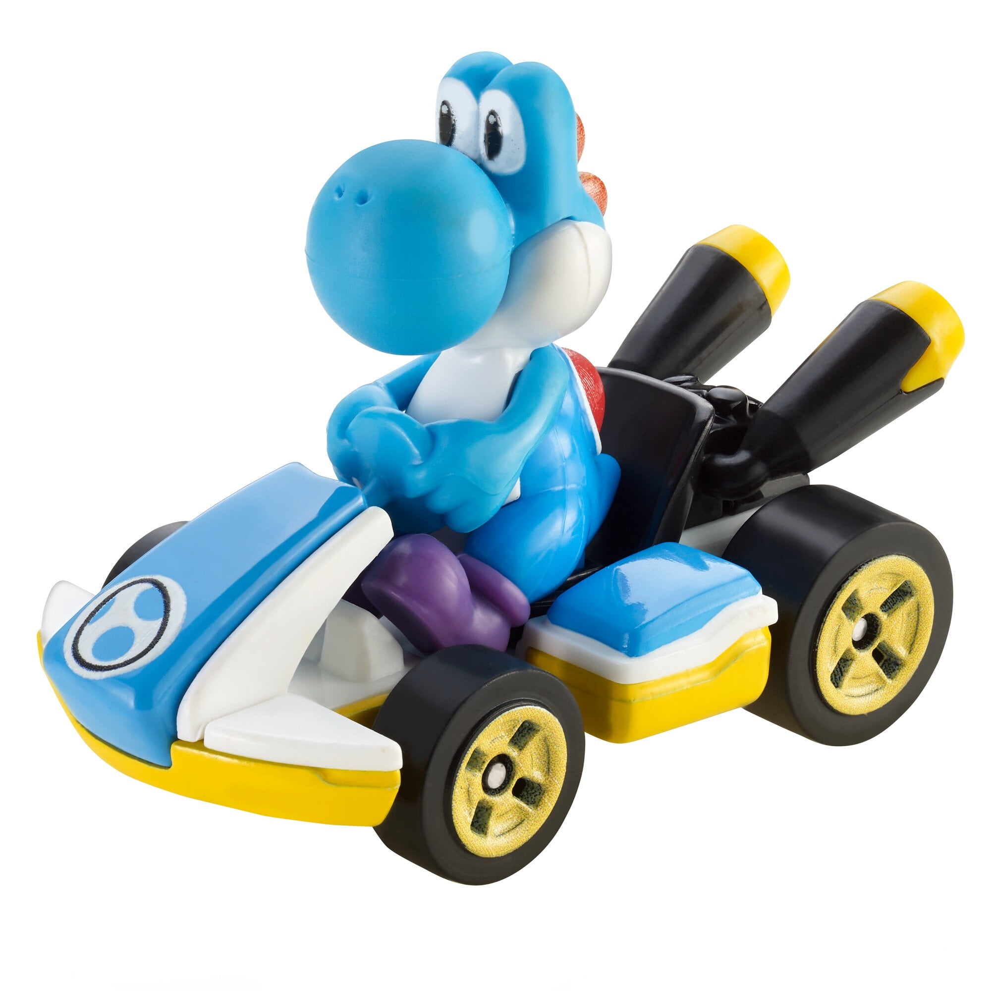 Hot Wheels Light Blue Yoshi Super Mario Kart Character Car Diecast 1:64 Scale 