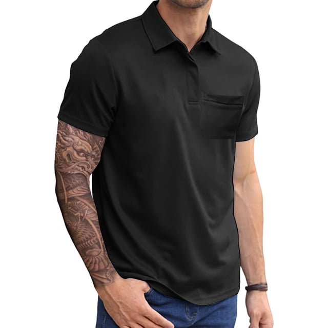 toraway Mens Shirt Jacket Lightweight Mens Summer Fashion Simple Comfortable and Breathable Solid Color Pocket Lapel Shirt T Shirt Short Sleeve Shirt XXL