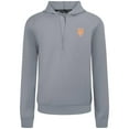 thumbnail image 2 of Men's Levelwear  Gray New York Mets Technic Insignia Quarter-Zip Hoodie, 2 of 3
