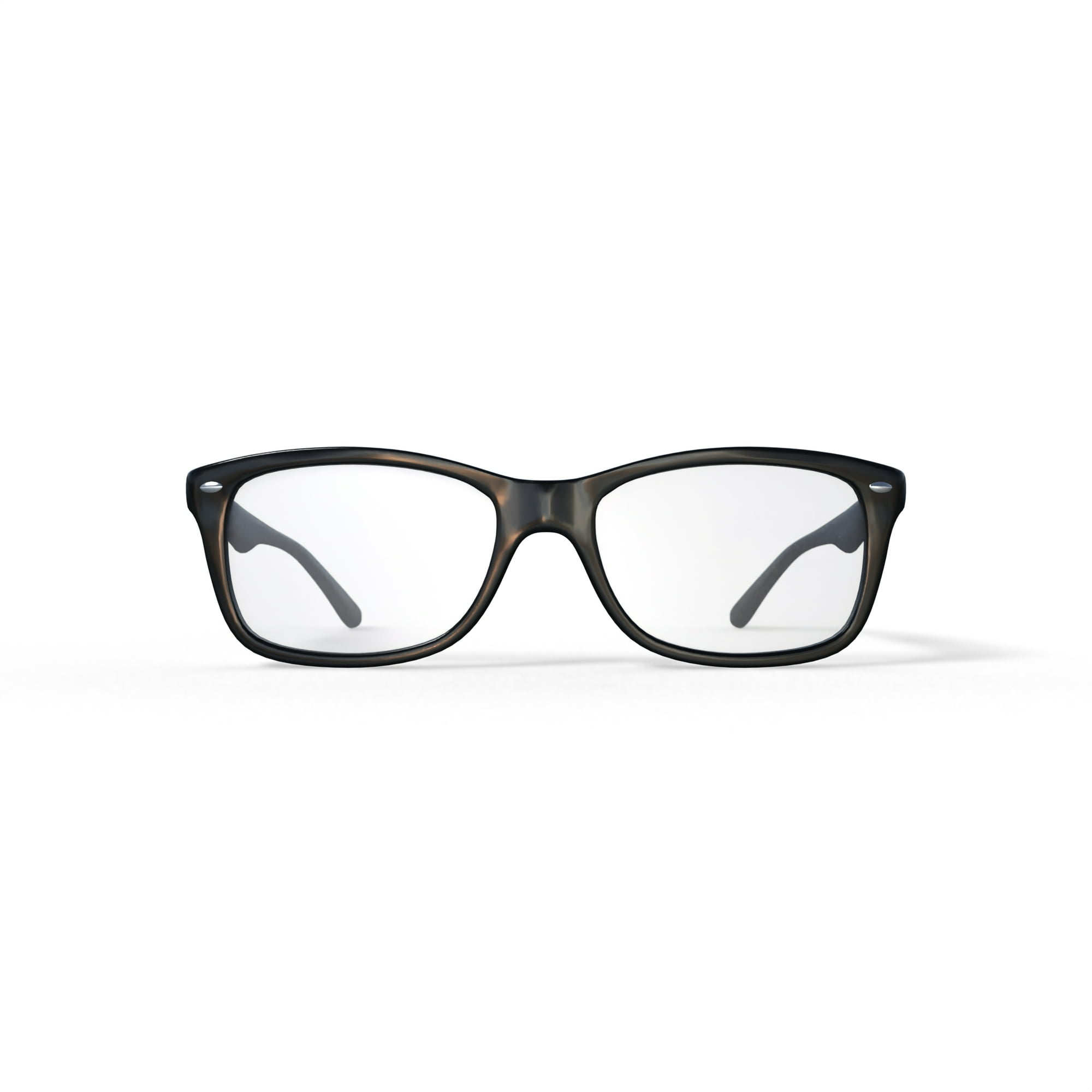 Ray-Ban Women's Size 53 Retro Wingtip Square RB5228 Optics Prescription Eyeglasses with Case, Black/Demo Lens
