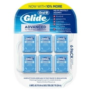 Oral B Glide Advanced Multi Protection Dental Floss Clean Mint - 6 Pack