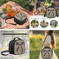 thumbnail image 6 of Aplkyhs Green Bow Camo Kids Backpack Set 4Pcs with Lunch Bag Pen Bag Set and Water Bottle Case Cover Large Capacity Lunch Box for Elementary School Students, 6 of 7