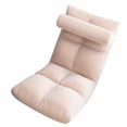 thumbnail image 3 of Silla de Piso Con Respaldo Ajustable, Sillón Con Estructura de Metal Resistente, Silla para Juegos de Franela Suave y Gruesa, Adecuada para Tomar Sestas, Leer, Jugar y Meditar, 3 of 7