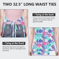 thumbnail image 6 of Pioneer Flower Floral Print Pattern Apron for Women and Men, Cotton Linen Waterproof with Pockets, Adjustable, 33x27 Inch for Kitchen, Gardening, BBQ, Salon, 6 of 6