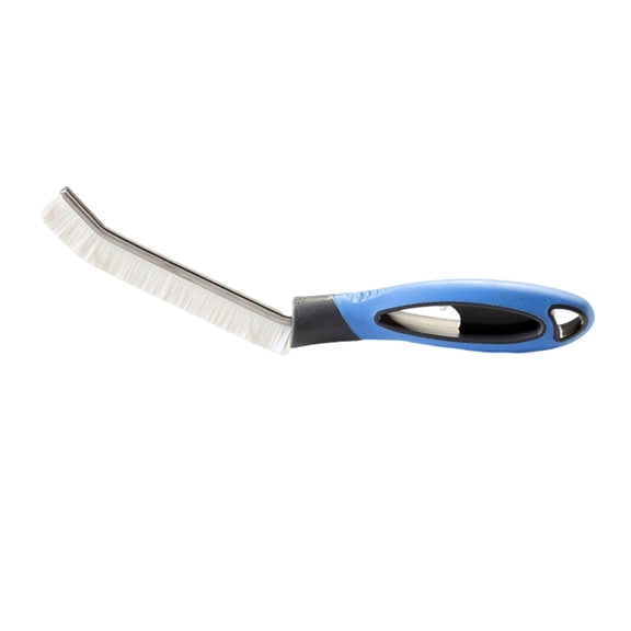 Grofry Hard Bristle Crevice Cleaner Brush with Non-Slip Handle Gap Cleaning Brush Car Window Gap Cleaner