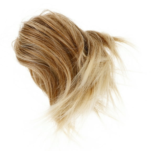 WORGEOUS  Bun Hair Extension Extensions for Women Tie Masked Bread Wig Golden