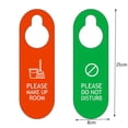 thumbnail image 2 of Hotel Bulletin Board Pendant Cleaning Label Door Hanger Tags Do Not Disturb Sign, 2 of 8