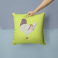 thumbnail image 2 of German Modena Pigeon Green Fabric Decorative Pillow, 2 of 4