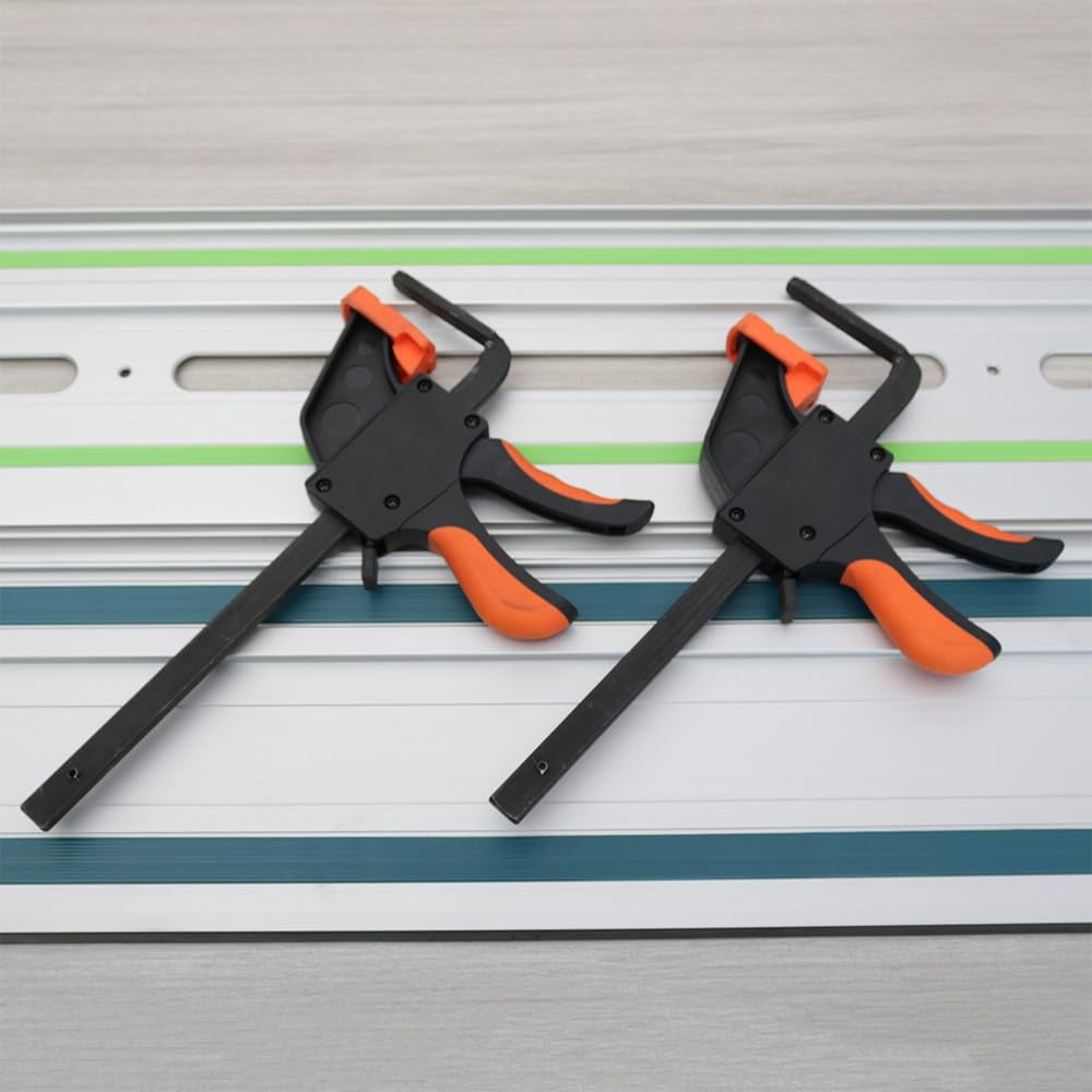 Quick Release Track Saw Guide Rail Clamp for Circular Saw Guide Rail System for Guide Rail