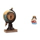thumbnail image 1 of Figura decorativa, reloj de mesa coleccionable, adorno artesanal para estante, oficina, chimenea, dormitorio, armario., 1 of 8