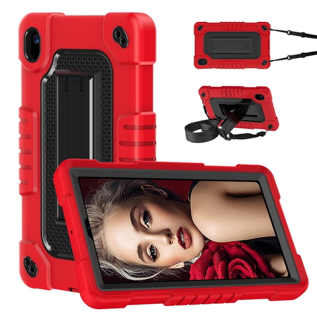 Funda para tablet Kebiory Onn 7 Gen 4 2024 resistente a golpes con correa