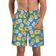 thumbnail image 1 of Balery Lovely Duck Traje de Baño Estilo Hawaiano para Hombre, Shorts de Secado Rápido con Bolsillos-XX-Large, 1 of 6