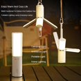 thumbnail image 2 of Multifunctional Camping Lantern with Hanging Hook Outdoor Handheld Flashlight Foldable 3 Panels Rechargeable Camping Lamp, 2 of 5