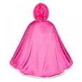 thumbnail image 2 of Esho 2-9Y Children Christmas Costumes Princess Cloak, Kids Xmas Santa Claus Velvet Hooded Cape Robe, Toddler Girls Boys Party Masquerade Capes Dress up for Halloween Christmas Carnival, 2 of 7