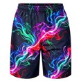 thumbnail image 5 of Boys Neon Summer Rash Guard Set – Versatile 2-Piece Swimwear for Boys Ages 2-7 Years, Bright Graphic UV Protection Beach Outfit for Pool and Water Play, 5 of 7
