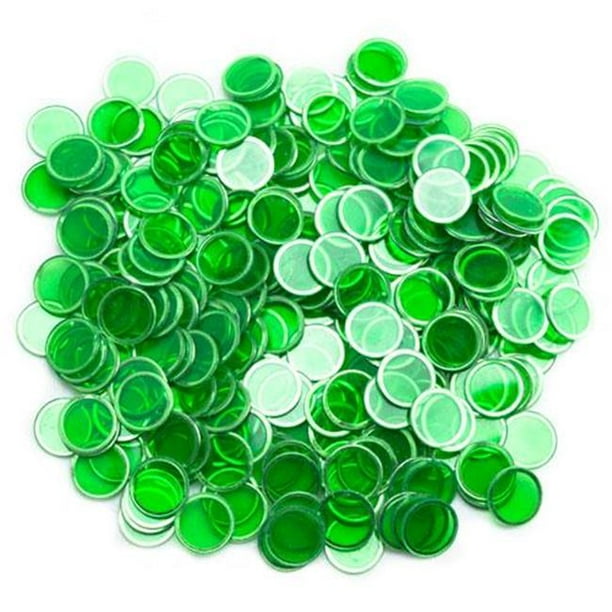 300 Paquets de Jetons de Bingo Magnétiques Verts