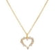 thumbnail image 1 of Collares con colgante de perlas en forma de corazón ahuecados a la moda para mujer, gargantilla de cadena de clavícula, collar para niña JM, 1 of 4