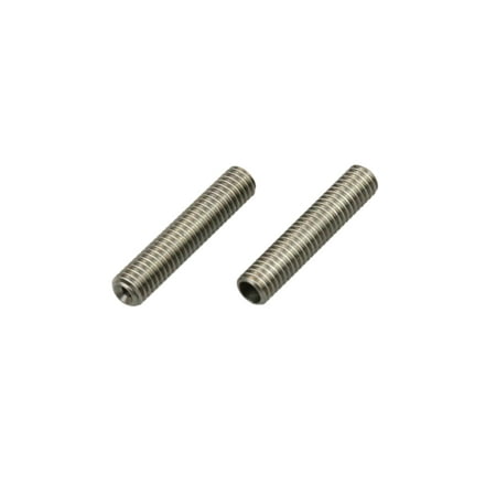 2pcs MK8 M6 * 40mm Stainless Steel Nozzle Extruder Throat Teflon Tubes Pipes for 1.75mm Filament 3D Printer
