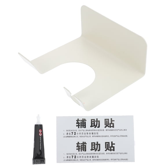 Soporte de pared para secador de pelo sin perforaciones para baño