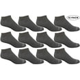 thumbnail image 3 of Yacht & Smith Wholesale Men's 97% Cotton Shoe Liner Training Socks Size 10-13, No Show Thin Low Cut Sport Ankle Socks, 3 of 6