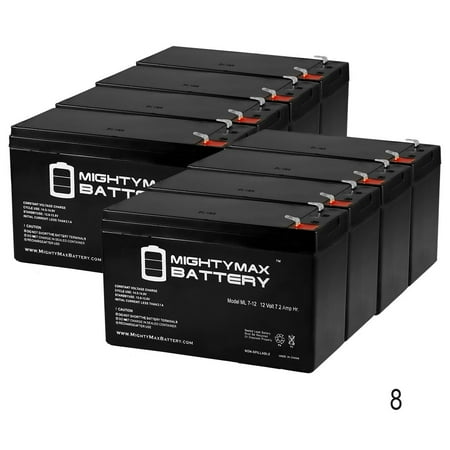 Pda Battery - 12V 7AH BATTERY RAZOR SWEET PEA 15130659, LITTLE RED 15130658 - 8 Pack