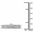 thumbnail image 4 of 3/4 Carat T.W. Diamond 10kt White Gold Solitaire Engagement Ring Set, 4 of 5