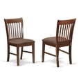 thumbnail image 3 of East West Furniture Picasso 5-piece Wood Dinette Table Set in Mahogany, 3 of 5