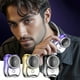 thumbnail image 1 of Mini afeitadora para hombres recargable por USB | Afeitado eléctrico portátil de bolsillo compacto para afeitar en húmedo y seco | Dorado Púrpura Negro | 250mAh Larga Vida | Viaje, Hogar, Regalo, 1 of 6