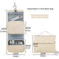 thumbnail image 2 of Organizador de bolsas de cosméticos para viajes, bolsa de maquillaje desmontable 3 en 1, bolsa de aseo para mujeres y niñas, bolsa portátil, bolsa de brochas de maquillaje, bolsa de cosméticos, bolsa JAMW Sencillez, 2 of 5