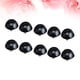thumbnail image 5 of ColoMX 200 botones de ABS, forma de seta, con forma de cúpula, para coser, globo ocular, bola de animales, ojos de juguete, accesorios de bricolaje (18L = 11.5 MM, negro), 5 of 8