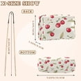 thumbnail image 4 of FORMRS Women Crossbody Purse with Chain Strap Vegan Leather Shoulder Handbag, Red Cherry, 4 of 7