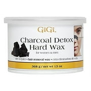 Gigi Tin Charcoal Detox Hard Wax 13 Ounce (384ml) (3 Pack)