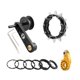 thumbnail image 2 of Tensor de la cadena de bicicletas Ajuste de cadena Convertidor Accesorios de ciclismo Reemplazo de de portátil con espaciadores, 2 of 8