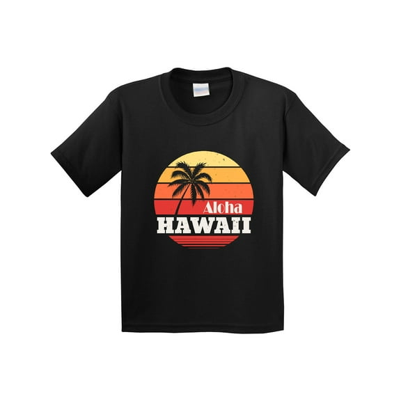 Inktastic Aloha Hawaii Vacation Retro Vintage Youth T-Shirt