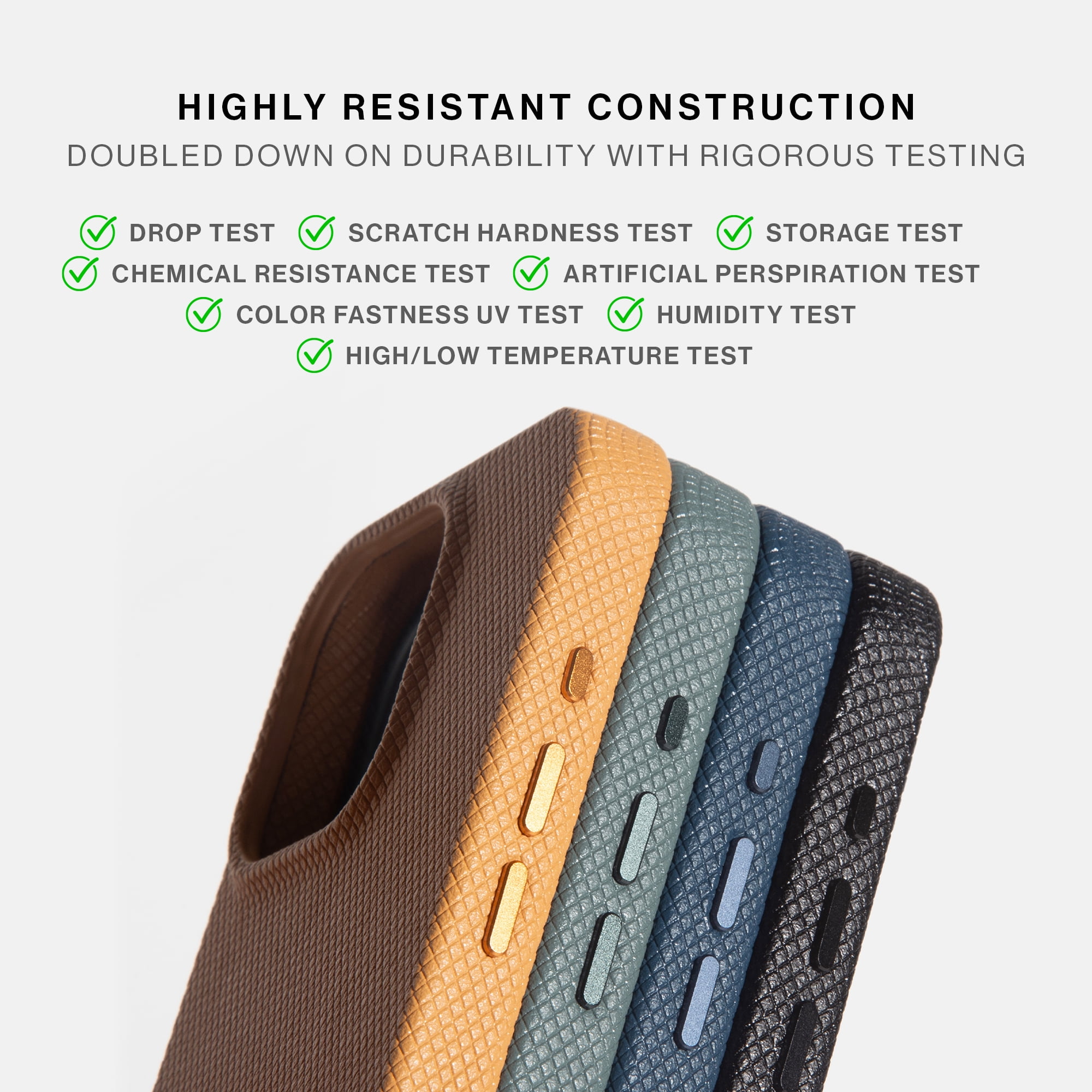 Native Union (Re)Classic Case 3.0 – 6ft Drop Protection – Compatible with iPhone 16 (Slate Green)