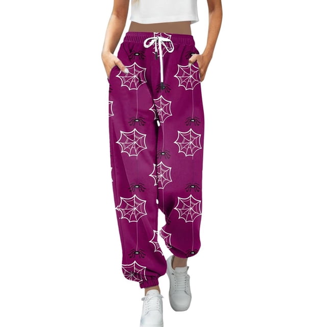EIMELI Nouveau Pantalon Décontracté Mode Impression 3D pour Femmes, Jambe, Cordon de Serrage, Taille Haute, Pantalon Décontracté