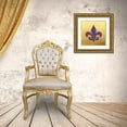 thumbnail image 3 of Brown,Victoria 20x20 Gold Ornate Wood Framed with Double Matting Museum Art Print Titled - Fleur De Lis, 3 of 4