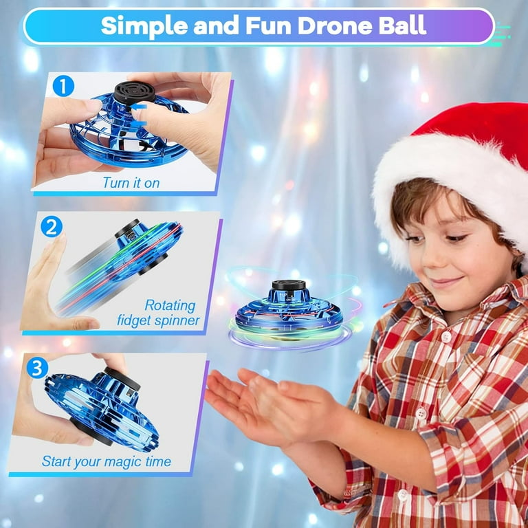 Flying Ball Boomerang Spinner Toy Mini Drone UFO Kids Boy Girl Gifts_i