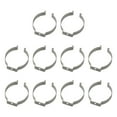thumbnail image 4 of 10pcs Spring Terry Clips Open Type Spring Steel Tool Clips Heavy Duty Water Pipe Clamps Hardware, 4 of 12