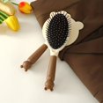 thumbnail image 3 of 4pcs Hairdressing Comb Set With Mirror Detangling Brush, Hair Massage Comb, Vented Hair Brush For Long, Thick, Curly, Tangled, Wet, And Dry Hair, 3 of 4